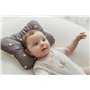 Stork Drop - Oreiller pour bébé à tête plate | Prévient et corrige la plagiocéphalie | Maille respirante 3D | Coton bio doux | E