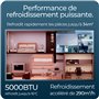 Avalla S-80 Climatiseur Portable; Déshumidificateur 12L, Classe Industrielle 1500W, 5000BTU, Couvre 34m³