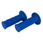 Poignées de moto – Poignées de guidon bleues antidérapantes | Ajustement universel pour barres de 2,2 cm et 2,5 cm | Caoutchouc 