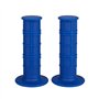 Poignées de moto – Poignées de guidon bleues antidérapantes | Ajustement universel pour barres de 2,2 cm et 2,5 cm | Caoutchouc 