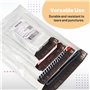 PickWorthy,80 x Envelope Plastique Expedition avec une Pochette d'expédition INTÉGRÉE en 4 tailles, Emballage Colis Vinted en Po