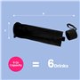 Secret Flasks – Bouteille parapluie – 0,25 l (capacité de 6 boissons) – Faites entrer votre alcool dans n'importe quel événement