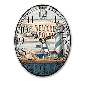 Homestreet Petites horloges en bois sur pied Cadeau dans différents Designs élégants.