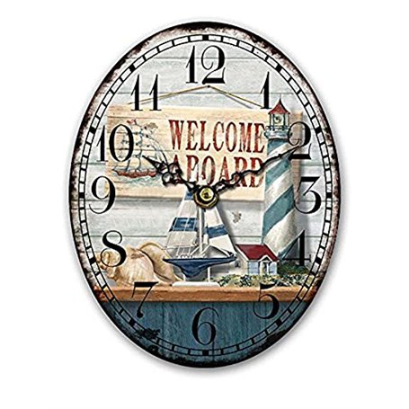 Homestreet Petites horloges en bois sur pied Cadeau dans différents Designs élégants.