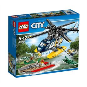 Lego City - 60067 - Jeu De Construction - La Poursuite en Hélicoptère