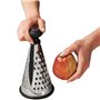 NAVA MISTY Râpe conique ronde en acier antidérapant avec 3 surfaces de râpe pour légumes