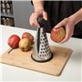 NAVA MISTY Râpe conique ronde en acier antidérapant avec 3 surfaces de râpe pour légumes, fruits, fromage
