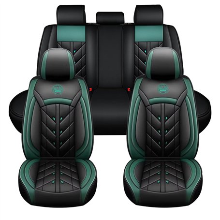 LHMM Ensemble Complet de Housses de Siège pour Peugeot 208 1.0 VTi/1.2 e-THP/1.5 Blue-HDI