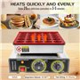 Crêpière Hollandaise 25 Trous, Mini-dorayaki électrique 850 W, Machine à Poffertjes Professionnelle Avec Minuterie De Températur