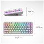 Alienware Pro Clavier Gaming sans fil sans pavé numérique, commutateurs mécaniques hotswap, touches PBT durables, rétroéclairage