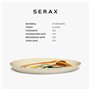 Assiette Apéritif Serax | Collection Feast par Ottolenghi | 2 Assiettes d’Entrée | Service de Table en Grès aux Couleurs Mélangé