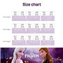 Disney Frozen Elsa Chaussures de sport pour enfant avec motif La Reine des Neiges Idéal pour l'école et les loisirs, Mauve/argen