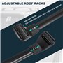 ZXHHXEB Voiture Toit Étagère,pour Hyundai Kona N 2022 2023 Aluminium Croix Barres Balustrade Transporteur, Charger Transporteur,