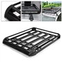 ZXHHXEB Voiture Toit Étagère,pour Car SUV Truck Aluminium Croix Barres Balustrade Transporteur, Charger Transporteur, Voyage Acc