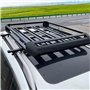 ZXHHXEB Voiture Toit Étagère,pour Car SUV Truck Aluminium Croix Barres Balustrade Transporteur, Charger Transporteur, Voyage Acc