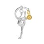 METALMORPHOSE - Porte-clés Métal 3D Gymnastique - Passion Sport