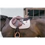 Kentucky Horsewear - Tapis de selle avec corde tressée - Chabraque - Saut - rose clair