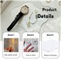 Modixun Lot de 3 sous-verres esthétiques en acrylique transparent irrégulier pour boissons, dessous de verre uniques pour bureau
