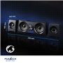 NEDIS Haut Parleur de Jeux | Canaux de Haut-Parleur: 2.2 | Alimenté par Port USB | 3.5 mm Mâle | 48 W | LED | Contrôle du Vol