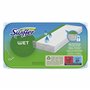 Swiffer Lingettes Humides, 12 Lingettes Nettoyantes, pour Balai Swiffer, Attrape-Poussière, Lingette Retient la Poussière et la 