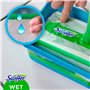 Swiffer Lingettes Humides, 12 Lingettes Nettoyantes, pour Balai Swiffer, Attrape-Poussière, Lingette Retient la Poussière et la 