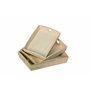 Artemio Set de 3 Plateau Rectangle avec Cœurs Ajourés