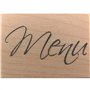 Artemio ARTHB143 Menu Tampon B Texte Bois Multicolore 2