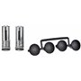 LOCINOX Quick-Fix Lot de 2 boulons de fixation à haute résistance à la traction en acier inoxydable Argenté