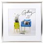 Cadre Photo 40x40 cm en plastique avec verre minéral - Décoration murale - Gallery - Argent