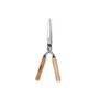 VITO - Cisaille de jardin Taille haies Manche bois Inox et Fer forgé à la main haute qualité