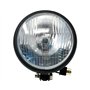 Alchemy Parts Noir Moto Phare - 5.75" Bates Style - Bas Support - pour Moto Custom