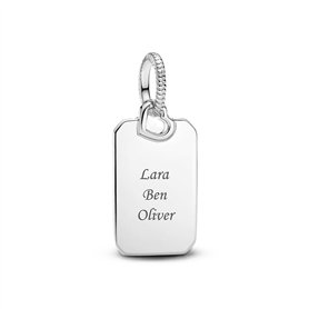Perle de verre Femme Pandora 398611C00 Argenté