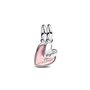 Perle de verre Femme Pandora 793766C01 Rose Argenté