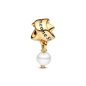 Perle de verre Pandora 763784C01 Doré