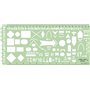 Linex 1374S Pochoir de troupe OTAN avec symboles militaires tactiques APP-6A 275 x 125 mm