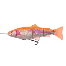 Savage Gear - Leurre 4D Line Thru Trout - Truite en caoutchouc à l'aspect naturel - Pour la pêche - Appât pour brochet