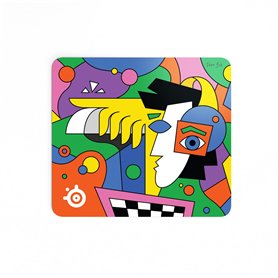 SteelSeries Tapis de Souris QcK - Collab limitée - Roma Bib - Caoutchouc antidérapant - Suivi et stabilité - Optimisé pour Les c