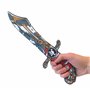 Liontouch - Couteau Pirate - Capitaine Rayure Rouge | Jouet en Mousse d'imitation avec Motif de crâne | Armes sûres et Armure de
