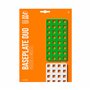 PLUS PLUS - 2 Bases de construction BIG blanche et verte - PP3287