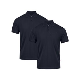 DANISH ENDURANCE Polo en Coton Bio à Manches Courtes pour Homme