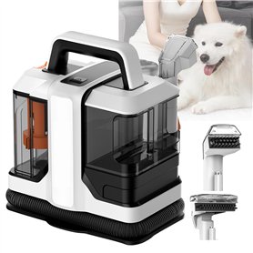 Nettoyeur de tapis portable avec réservoir d'eau de 800 ml
