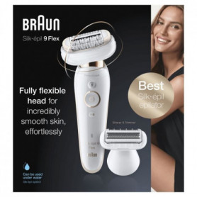 Braun Silk-épil 9 81688635 épilateur 40 pince(s) Blanc, Or 165,89 €