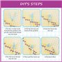 Kit Crochet De Verrouillage Tapis Diy Broderie, Dalmatien Spawn Loquet Crochet Complet Housse De Coussin,Kit Fabrication Taie D'