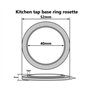 Cuisine Robinet Base Bague Joint Machine Laver Rosette Plastique Chromé