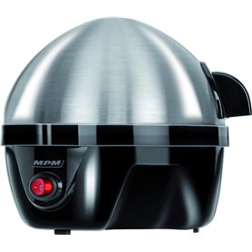 MPM MGJ-01M Cuiseur Électrique pour 7 Oeufs en Acier Inoxydable