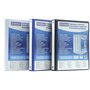 DONAU 2788164PL-10 Classeur de Présentation/Personnalisable pour DIN A4 4RD anneaux 16 mm/Carton Recouvert de PP/Bleu/avec Poche