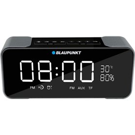 Blaupunkt - Haut-Parleur sans Fil Bt16 Clock avec Radio et Alarme