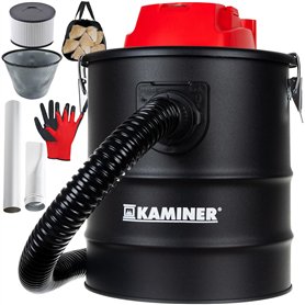 KAMINER Aspirateur à Cendres 15l Puissance d'aspiration 1200W Tension : 220-240V - 50Hz Double Filtre HEPA - aspirateur à Cendre