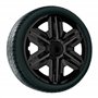 Lot de 4 enjoliveurs NRM Action - Noir - 14"