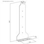 NanoRS Lot de 2 supports muraux pour deux consoles, avec support pour coussinets et emplacement pour écouteurs, compatible avec 